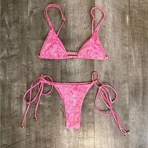 Kulani Kinis Vibrant Pink Bikini set